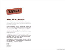 Tablet Screenshot of cakewalksf.com